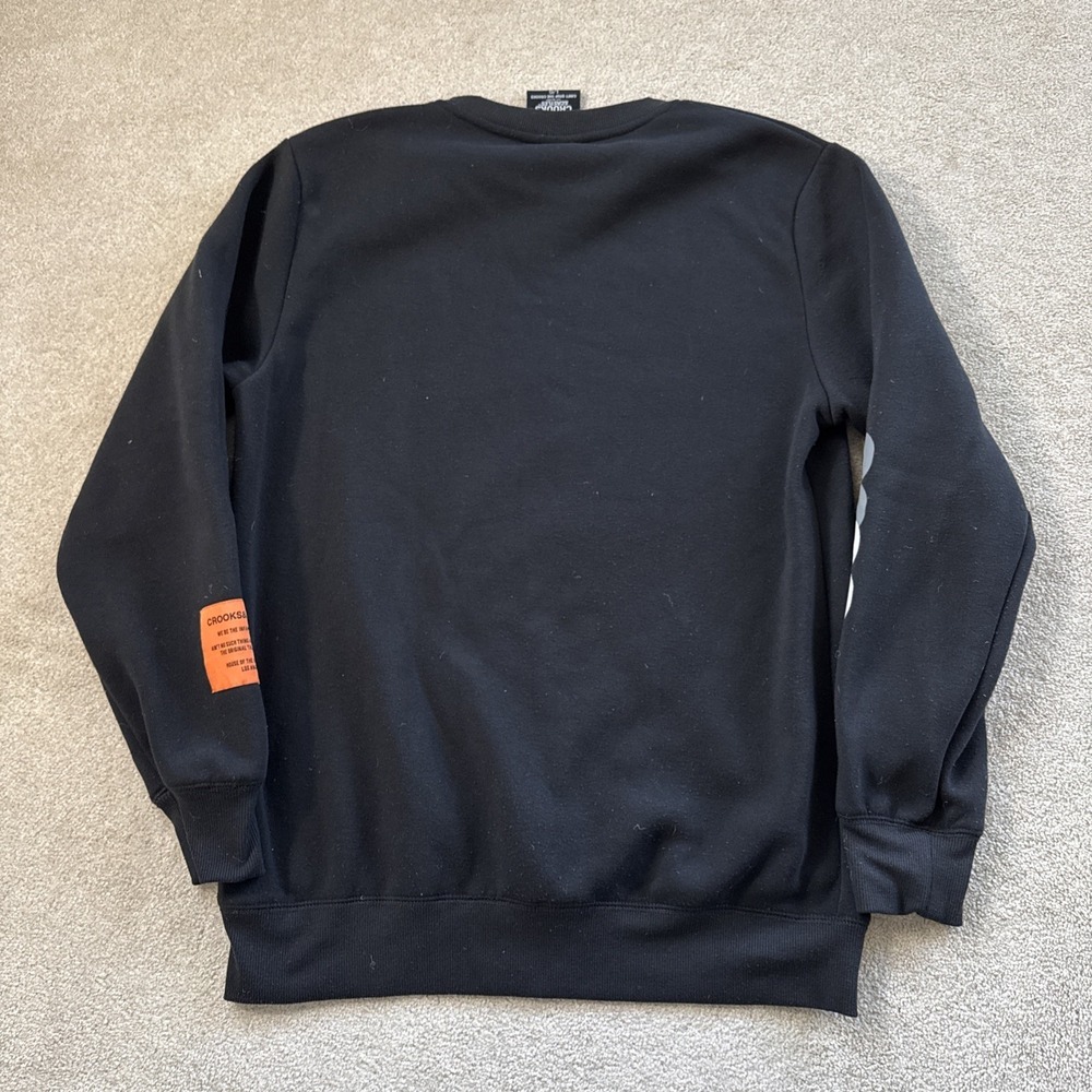 Crooks and Castles Pullover Sweatshirt Mens Large Crew‎ Neck Jumper Long Sleeve - Picture 2 of 10